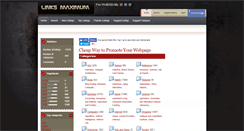 Desktop Screenshot of linksmaximum.com